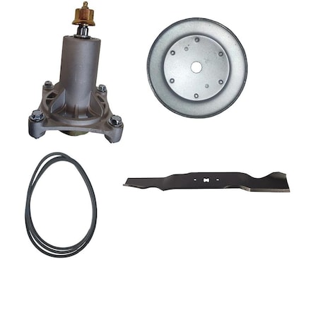 Aic Replacement Parts Deck Blade Spindle Belt Pulley Kit Fits Husqvarna YTH2454 YTH24V54 YTH25K54 AY-LAE40-0069